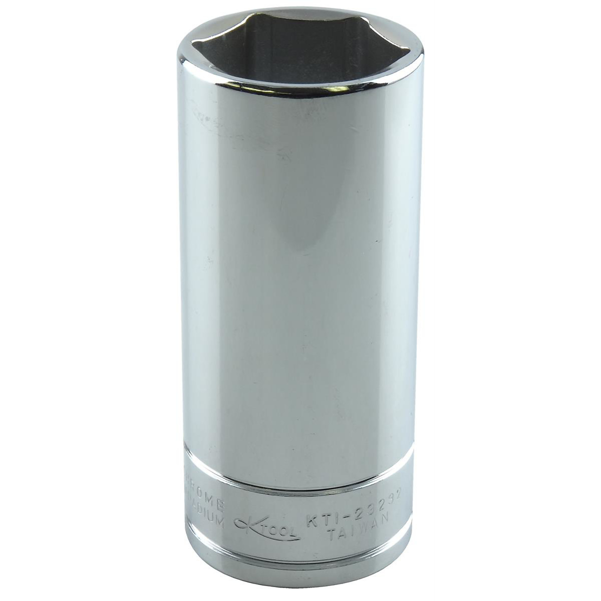 K Tool International Deep Socket — 1in. Drive, 1 1/2in., 6-Point, Chrome Vanadium Steel, Model# KTI23232